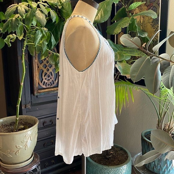 Revolve Raga muslin southwest crossstitch tank top - Picture 4 of 12